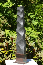 Windscape II, Granite on Steel, SOLD